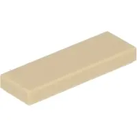 LEGO 1x3 carreaux 63864 - 100 pièces beige