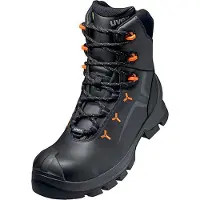 Uvex bottes 2 MACSOLE S3 noir, orange largeur 12 taille 44