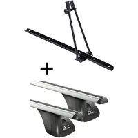 VDP Porte-vélos ORION + barres de toit compatibles avec Fiat Doblò I 3-5 portes 2000-2010