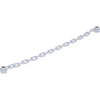 LEGO 10 pièces de chaînes, 21 maillons, gris clair