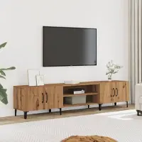 Prolenta Maison Exclusive - Meuble TV Chêne Artisan 180x31,5x40 cm Matériau dérivé du bois