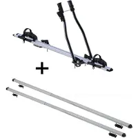 VDP Porte-vélos SAGITTAR + barres de toit RAPID compatibles avec Mercedes GL (X164) (5 portes) 06-12
