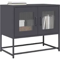 Prolenta Maison Exclusive - Meuble TV anthracite 68x39x60,5 cm Acier laminé à froid