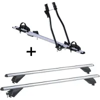 VDP Porte-vélos SAGITTAR + barres de toit en aluminium RB003 compatibles avec Mini Countryman (5 portes) 2010-2017