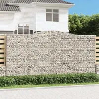 Prolenta Maison Exclusive - Paniers à gabions arqués 6 pcs 400x50x200/220 cm Fer galvanisé