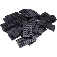 LEGO 4x8 Plaque de construction Noir - 3035 NOUVEAU ! Quantité 25x