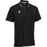 Select Oxford Poloshirt Uni schwarz S