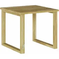Syfax table Naturel 40 x 40 x 36 cm Pinède imprégnée