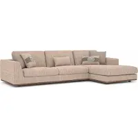 AEA Polstermöbel Beige Ecksofa Luxus Sofa Couch L-Form Relax Polstersofa Wohnzimmer