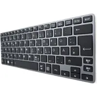 T-ProTek Clavier FRANÇAIS Cadre argenté Éclairage,Trackpoint pour Toshiba Portege Z30-B-743