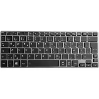 T-ProTek Clavier FRANÇAIS Cadre argenté Éclairage,Trackpoint pour Toshiba Portege Z30-B-16K