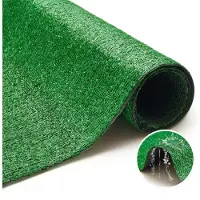Tapiso Tapis de gazon NATURAL Vert Hauteur : 6mm Balcon Terrasse 150 x 100