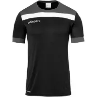 Uhlsport Offense 23 Maillot manches courtes enfants - Noir / Anthracite / Blanc