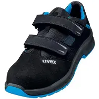 Uvex sandales 2 tendance S1P bleu, noir largeur 10 Gr. 39
