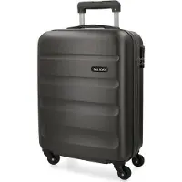 Joumma Bags ROLL ROAD Flex Antracita, ABS Reisekoffer, 55x38x20cm, 35L, 5849161 (klein)