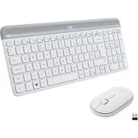 Logitech MK470 clavier Souris incluse RF sans fil QWERTY Italien Blanc