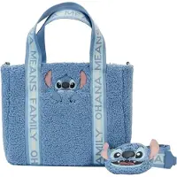 Loungefly Disney by Sac de transport et porte-monnaie Stitch
