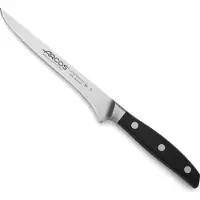 Arcos COUTEAU À JAMBON MANHATTAN - Couteau long et fin à lame flexible et à tranchant lisse. Spécialement conçu pour couper le jambon et autres gros morceaux de viande.