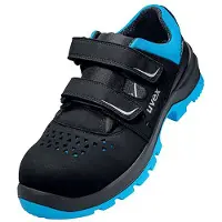 Uvex sandales 2 xenova S1P noir, bleu largeur 12 Gr. 43
