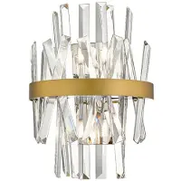 Zuma Line Applique CONSTANTINOPLE, or antique, 2xG9x28W, cristal, dim. : 33x24x15 cm, IP20,