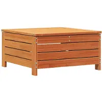vidaXL Tabouret de jardin brun cireux 62x63,5x32 cm pin massif