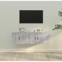 Prolenta Maison Exclusive - Ensemble de 2 meubles TV gris Sonoma en bois composite