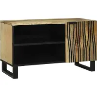 Prolenta Maison Exclusive - Meuble TV, dimensions : 80 x 33 x 46 cm, matériau : bois naturel