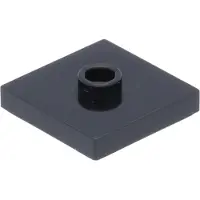 LEGO 2x2 Carreaux Modifiés Jumper Plate Noir - 87580 NOUVEAU ! Quantité 500x