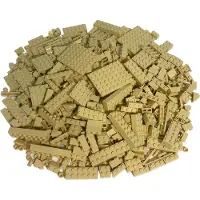 LEGO Briques spéciales Mélange beige clair NOUVEAU Quantité 50x - Chaque mélange est composé individuellement
