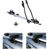 VDP Porte-vélos SAGITTAR + porte-bagages L120 compatible avec Renault Laguna Grand Tour KG 01-07