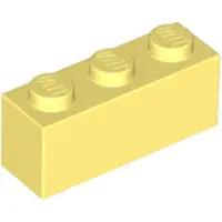 LEGO 50 pièces 3622 Brick 1x3 Part Basic Bricks 50 Light Yellow
