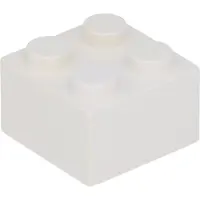 LEGO brique 2x2 3003 - 100 pièces blanc