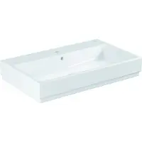GROHE lavabo CUBE CERAMIQUE 1 trou pour robinet, avec trop-plein 80 cm, 800 x 490 mm PureGuard/blanc alpin