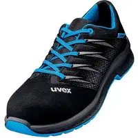 Uvex chaussures basses 2 trend S2 bleu, noir largeur 11 Gr. 40