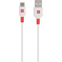 Skross Câble USB Kabel USB-C 2.0, 1,2m blanc (SKCA0002A-C120CN)