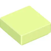 LEGO 100 pièces , pièce c. 3070, jaune-vert