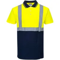 Portwest Polo bicolore S479 Jaune/Navy Taille XXL