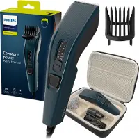 Philips Tondeuse à cheveux Series 3000 HC3505 avec étui 13 longueurs Lame en acier inoxydable