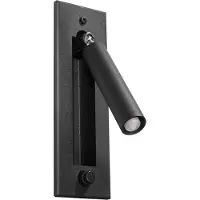Sollux Applique ENIF noir 1xG9 8W acier 20x15x6.5cm