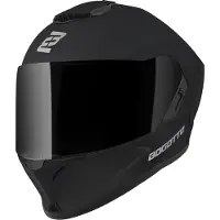 Bogotto Phantom Mat Noir Fiberglass Casque Intégral Taille L
