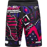 Jako Pantalon de sport Malle Manchester 2.0 - blanc/rose/violet/noir, taille:128