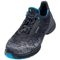 Uvex chaussures basses 1 G2 S1P noir, bleu largeur 12 T. 44