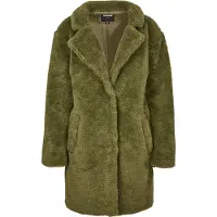 Urban Classics Manteau mi-saison 'Sherpa' olive