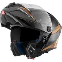Bogotto FF404 Ezion Noir Marron Casque Modulable Taille L