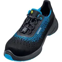 Uvex chaussures basses 1 G2 S1 bleu, noir largeur 12 T. 42