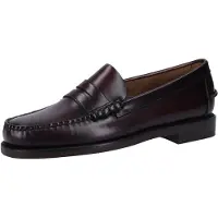 Sebago pour homme. 7000300 Classic Dan Leather Loafers burgundy brown (45), Cuir, Plat, 1 à 3 cm, Aucun, Casuel, Fête, Classique, Bordeaux