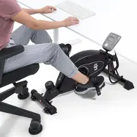 Capital Sports Capital Sport Velo d Appartement, Mini Vélo d'Exercice Cardio-training pour le Bureau, Pédalier 8 Niveaux de Résistance Magnétique, Bluetooth, Vélo d'appartement Pliable, Pedalier home trainer velo