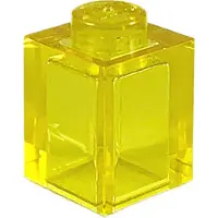 LEGO 25x pierre 1x1, jaune transparent