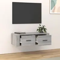 Prolenta Maison Exclusive - Meuble TV gris Sonoma 80x36x25 cm Matériau dérivé du bois