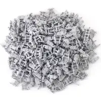 LEGO Technic Maillons de chaîne gris clair pour pelleteuse et chenille - 3711 NOUVEAU Quantité 50x